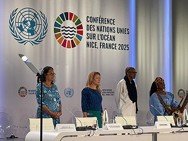 MBARI President and CEO Antje Boetius participating in the opening ceremonies of the 2025 United Nations Ocean Conference-384