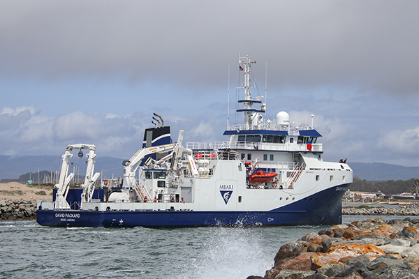 MBARI’s new research vessel, the David Packard, arriving in Moss Landing, California-600